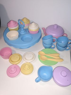 Speelset theeservies met cupcakes 