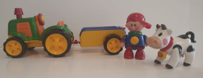 Tractor met aanhanger