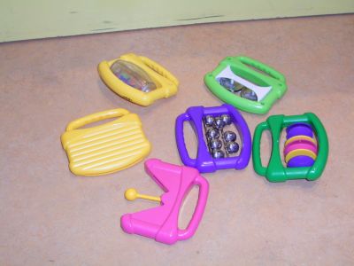 Set plastic muziek instrumenten
