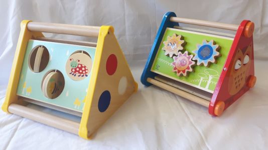 2 draagbare activiteiten driehoeken